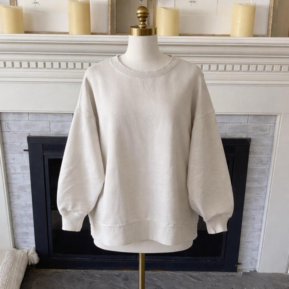 Old Navy XL Oatmeal Tunic Sweatshirt Crewneck